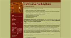 Desktop Screenshot of nationalairwall.com
